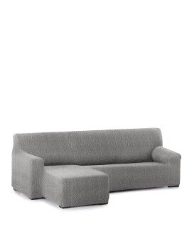 Funda para chaise longue de brazo corto izquierdo Eysa ROC Gris claro 120 x 120 x 360 cm