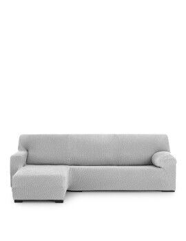 Funda para chaise longue de brazo corto izquierdo Eysa THOR Gris 110 x 110 x 310 cm