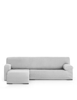 Funda para chaise longue de brazo corto izquierdo Eysa ULISES Gris Perla 110 x 110 x 310 cm