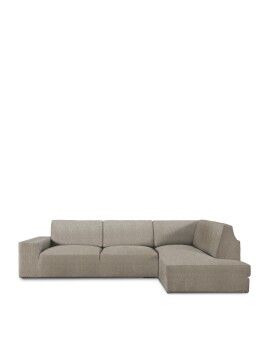 Capa para chaise longue de braço comprido direito Eysa ROC Marrom Glacé Marrom claro 110 x 120 x...