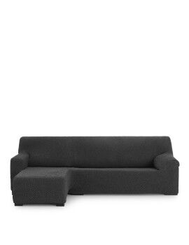 Capa para chaise longue de braço curto esquerdo Eysa THOR Cinzento escuro 110 x 110 x 310 cm