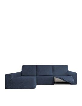 Funda para chaise longue de brazo largo izquierdo Eysa ROC Azul 180 x 120 x 360 cm