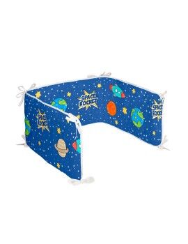 Protector de Cuna HappyFriday Mr Fox Space rocket  Multicolor 210 x 40 cm