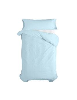 Juego de funda nórdica HappyFriday Basic Kids Azul Cama de 105 2 Piezas