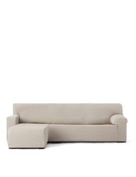 Funda para chaise longue de brazo corto izquierdo Eysa JAZ Beige 120 x 120 x 360 cm