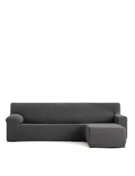 Capa para chaise longue de braço curto direito Eysa JAZ Cinzento escuro 120 x 120 x 360 cm