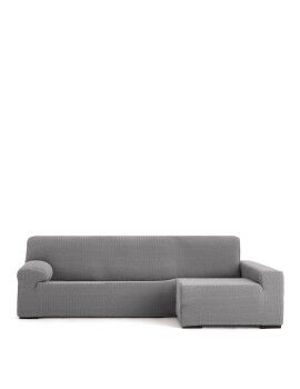 Funda para chaise longue de brazo largo derecho Eysa JAZ Gris 180 x 120 x 360 cm