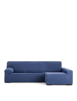 Capa para chaise longue de braço comprido direito Eysa JAZ Azul 180 x 120 x 360 cm