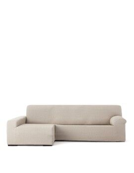 Funda para chaise longue de brazo largo izquierdo Eysa JAZ Beige 180 x 120 x 360 cm