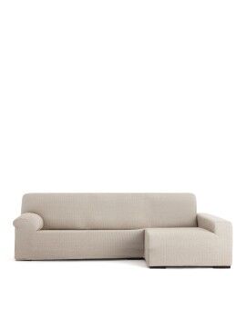 Capa para chaise longue de braço comprido direito Eysa JAZ Bege 180 x 120 x 360 cm