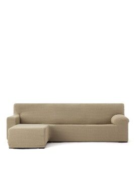 Funda para chaise longue de brazo corto izquierdo Eysa JAZ Beige 120 x 120 x 360 cm