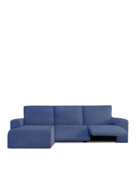 Capa para chaise longue de braço curto esquerdo Eysa JAZ Azul 120 x 120 x 360 cm