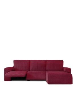 Funda para chaise longue de brazo corto derecho Eysa JAZ Burdeos 120 x 120 x 360 cm