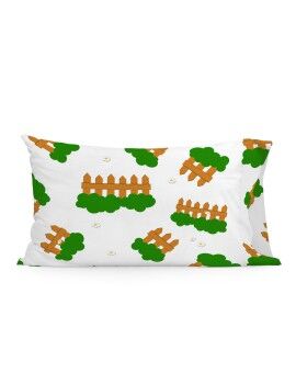 Funda de almohada HappyFriday Mr Fox Piggys Multicolor 50 x 75 cm