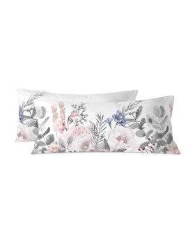 Funda de almohada HappyFriday Delicate bouquet  Multicolor 45 x 110 cm (2 Unidades)