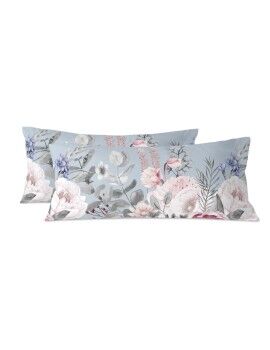 Funda de almohada HappyFriday Soft bouquet Multicolor 45 x 110 cm (2 Unidades)