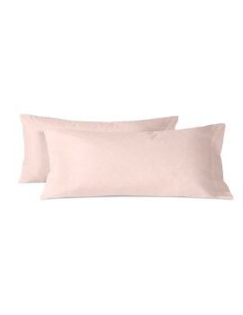 Funda de almohada HappyFriday BASIC Rosa claro 45 x 110 cm (2 Unidades)