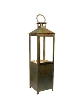 Lanterna Romimex Antique Castanho Metal 22 x 78 x 22 cm