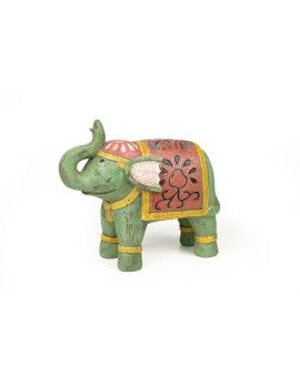 Figura Decorativa Romimex Multicolor Resina Elefante 11 x 23 x 25 cm