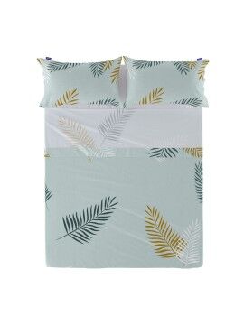 Lençol de cima HappyFriday Blanc Foliage Mint Multicolor 180 x 270 cm