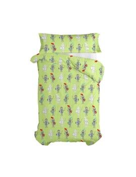 Juego de funda nórdica HappyFriday Mr Fox Knight  Multicolor Cama de 80/90 2 Piezas