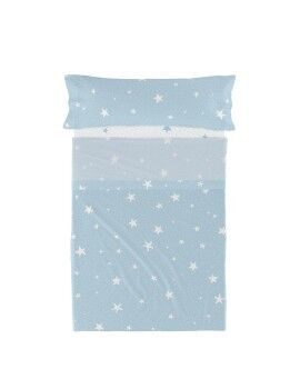 Juego de Sábanas HappyFriday Basic Kids Little star Azul Cama de 105 2 Piezas