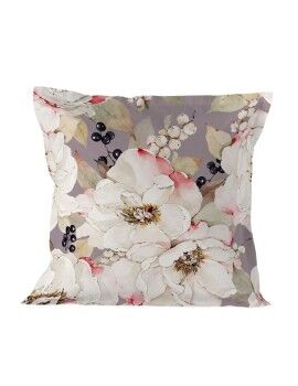 Funda de almohada HappyFriday White Peonies Multicolor 80 x 80 cm