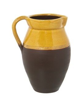 Vaso Alexandra House Living Amarelo Cerâmica 21 x 29 x 21 cm