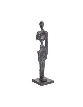 Escultura Romimex Negro Aluminio 9 x 34 x 9 cm Hombre