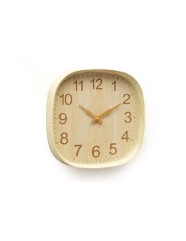 Reloj de Pared Romimex Beige Plástico 30 x 30 x 2 cm