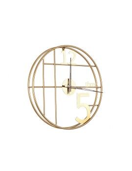 Reloj de Pared Romimex Dorado Metal 50 x 50 x 6 cm