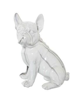 Figura Decorativa Alexandra House Living Plástico Perro 15 x 18 x 23 cm Mármol