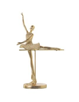 Figura Decorativa Alexandra House Living Dourado Plástico Bailarina 16 x 27 x 39 cm