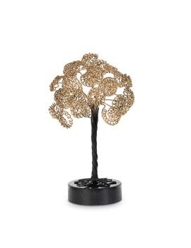 Figura Decorativa Alexandra House Living Negro Dorado Metal Árbol 18 x 18 x 29 cm