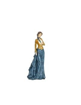 Figura Decorativa Romimex Multicolor Resina Lady 16 x 39 x 13 cm