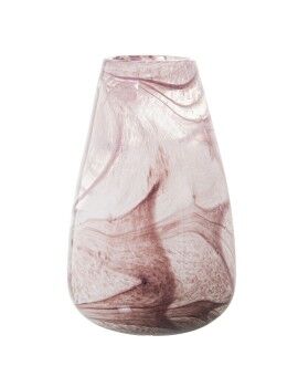 Vaso Alexandra House Living Cor de Rosa Cristal 18 x 18 x 31 cm