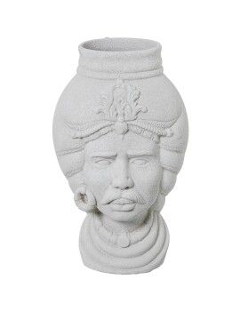 Vaso Alexandra House Living Branco Cerâmica Africano 21 x 21 x 39 cm