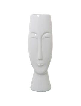 Vaso Alexandra House Living Branco Cerâmica Brilhante Face 16 x 15 x 47 cm