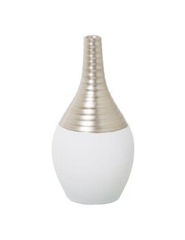 Vaso Alexandra House Living Branco Champagne Cerâmica 14 x 18 x 40 cm