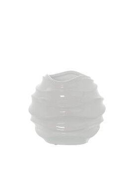 Vaso Alexandra House Living Branco Cerâmica Brilhante 30 x 20 cm 26 x 25 x 21 cm