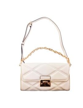 Bolsa Mulher Michael Kors Serena Bege 25 x 15 x 4 cm