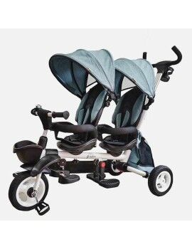 Carro de Paseo para Bebé New Giro Twin Gemelar Turquesa 125 x 51 x 110 cm