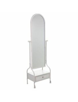 Espejo de pie Alexandra House Living Blanco Hierro 38 x 184 x 65 cm