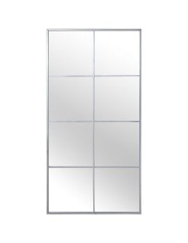 Espejo de pared Alexandra House Living Plateado Metal Ventana 6 x 149 x 77 cm