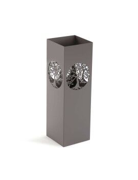 Paragüero Versa Árbol de la vida Gris Metal Hierro 15 x 49 x 15 cm