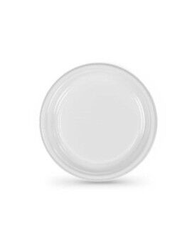 Set de platos reutilizables Algon Blanco 17 cm 12 Unidades