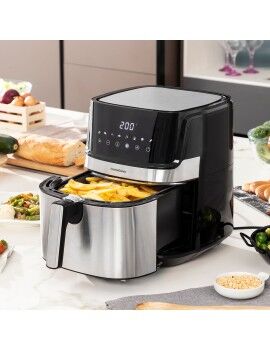 Fritadeira de Ar InnovaGoods Fryinn Pro 5500 Preto 1700 W 5,5 L Aço inoxidável