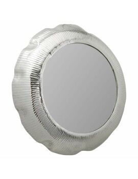 Espejo de pared Alexandra House Living Plata Metal Vidrio 76 x 11 x 76 cm