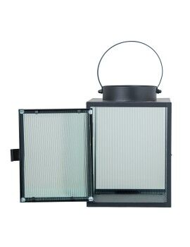 Farol Alexandra House Living Negro Acero 14 x 20 x 14 cm Portavelas