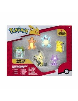 Conjunto de Figuras Pokémon Battle Ready 5 cm